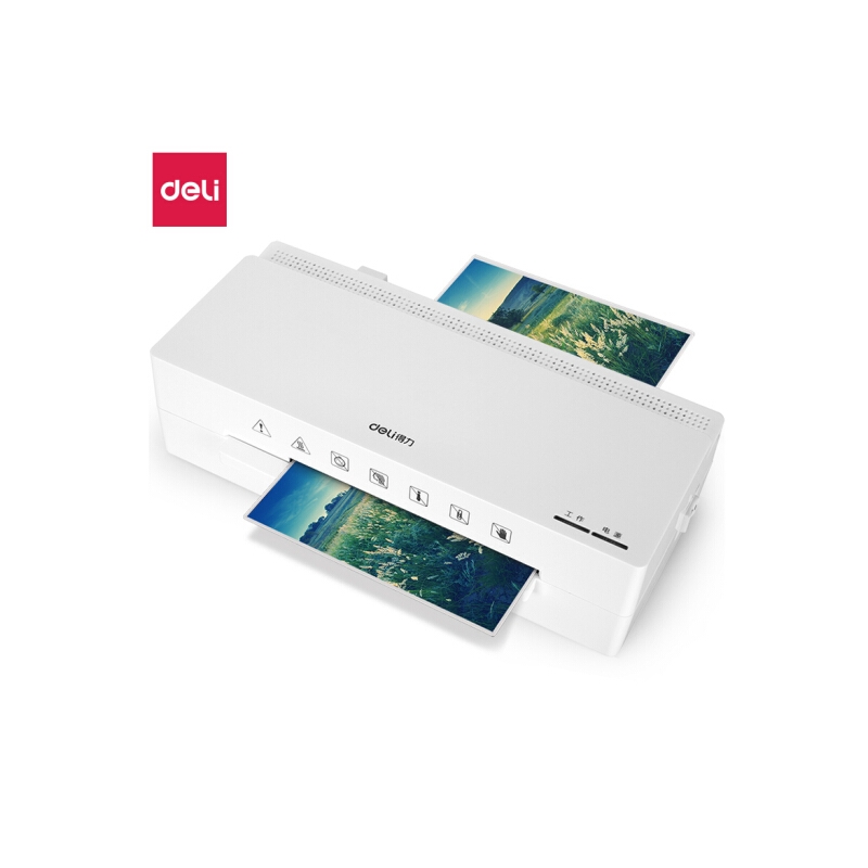 得力（deli）2897 适用A6简洁时尚静音型塑封机 过塑机 冷热裱